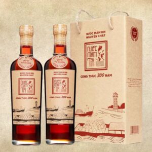 [Cặp 2 chai] Nước mắm tĩn nhãn đỏ độ đạm 40N 500ml 1a