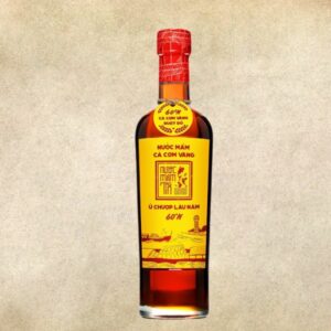 Nước mắm tĩn cá cơm vàng ruột đỏ độ đạm 60N 500ml 1a