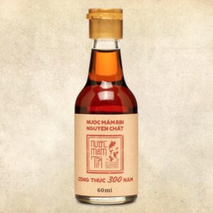 Nước mắm tĩn nhãn đỏ cá cơm than độ đạm 40N 60ml 1