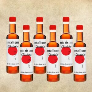 [Thùng 6 chai] Nước mắm chay Shiitake cao cấp 525ml 1a